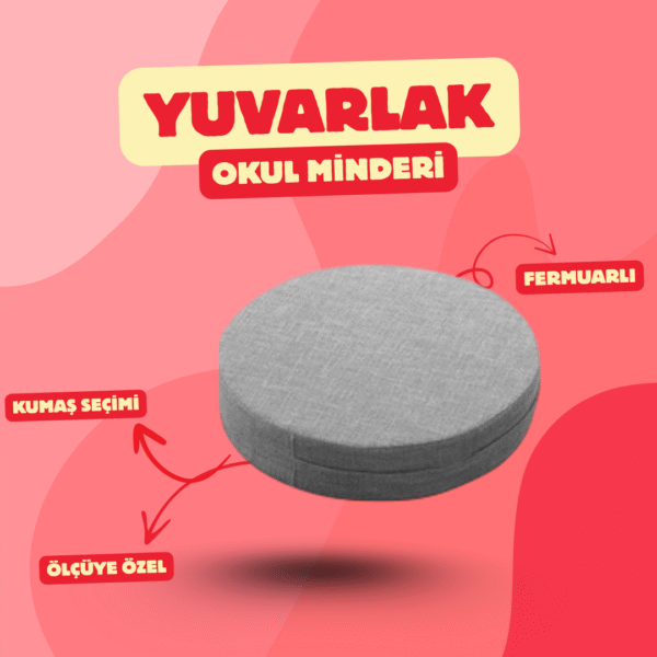 Yuvarlak Okul Minderi